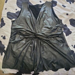 Lane Bryant Silver Tank